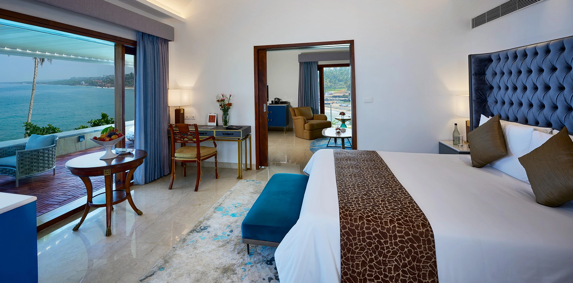 Luxurious Ocean View Suite at The Leela Kovalam